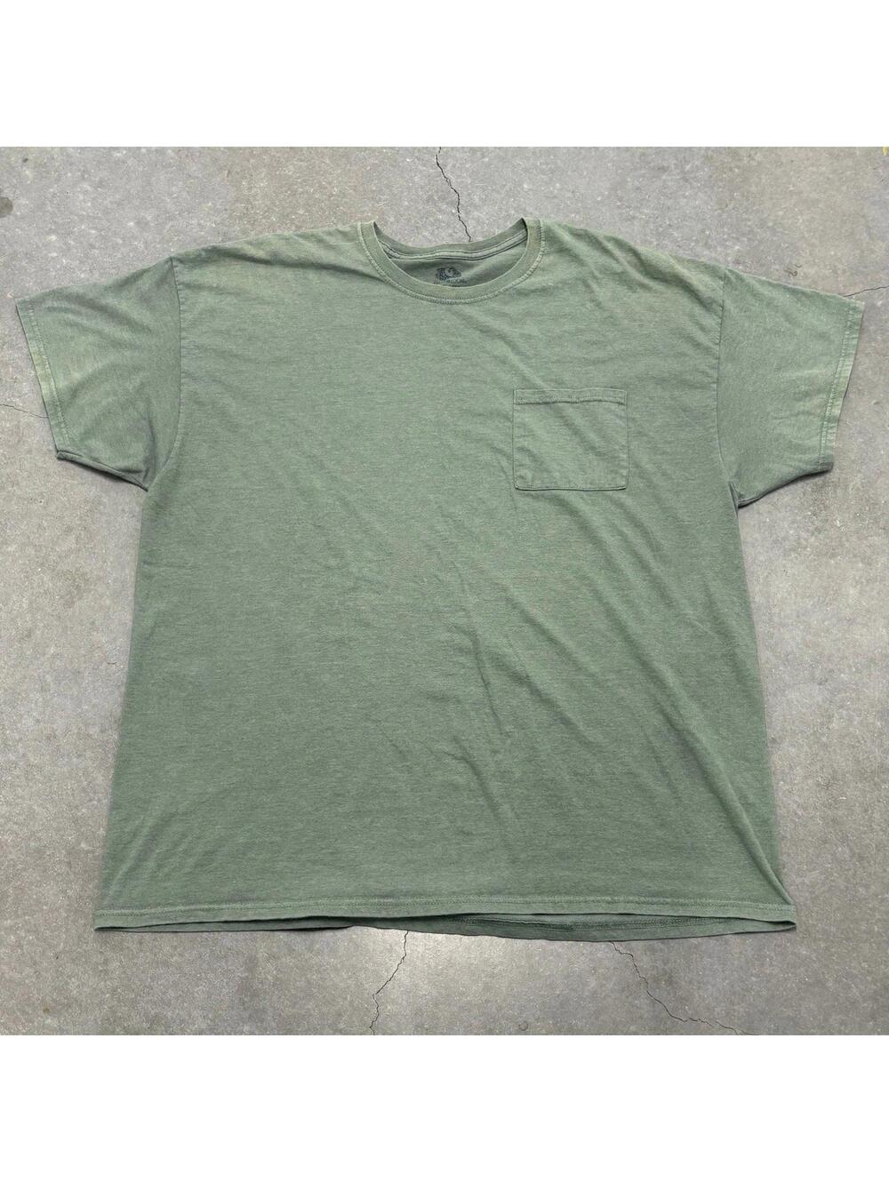 Fruit of the Loom Plain Green T Shirt